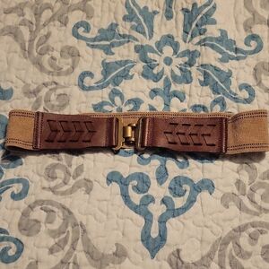 Elegant Brown and Tan Belt
